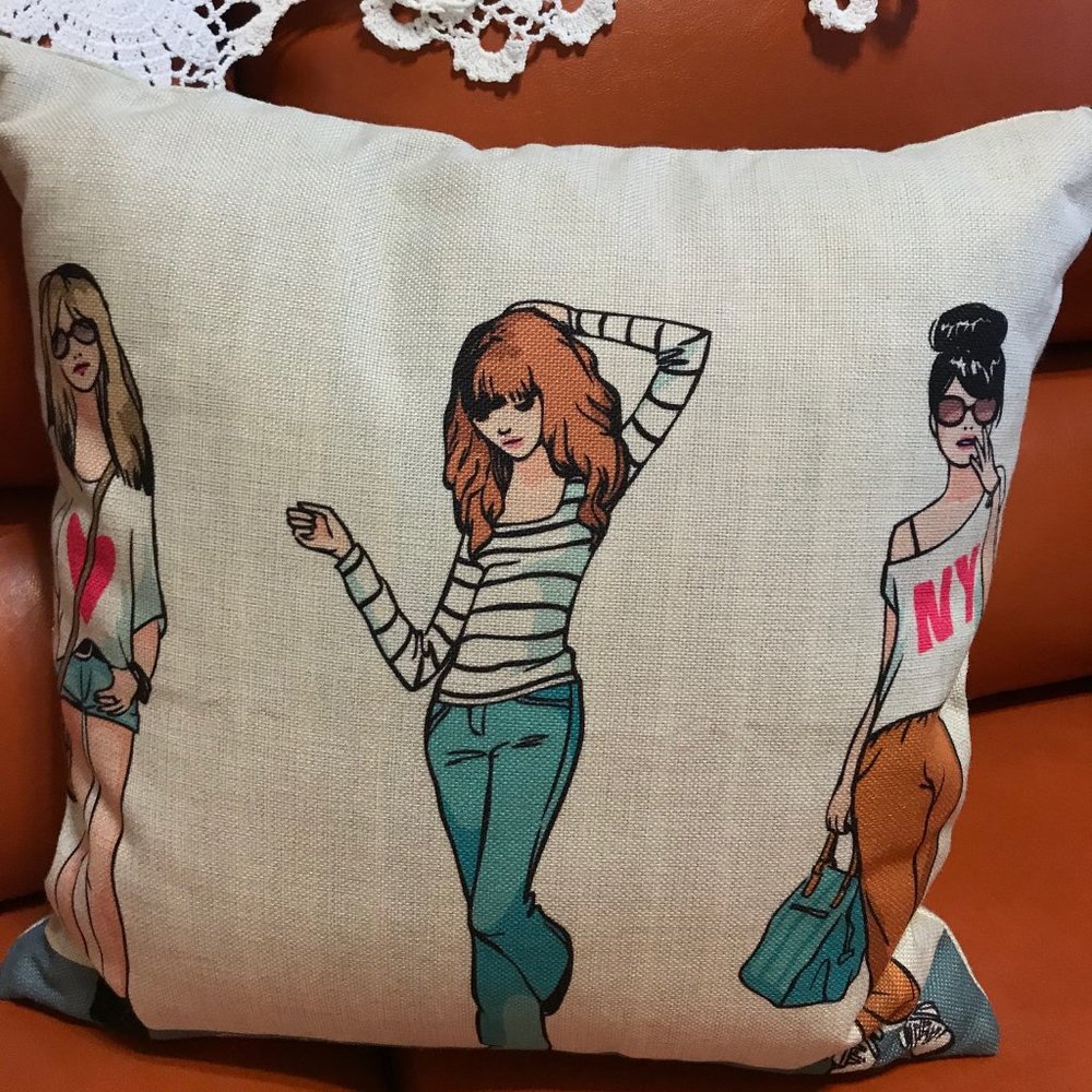 Love NY Accent Decorative Pillow Cover